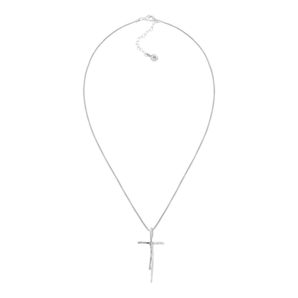 SILPADA Organic Cross Pendant Necklace - Picture 4 of 11